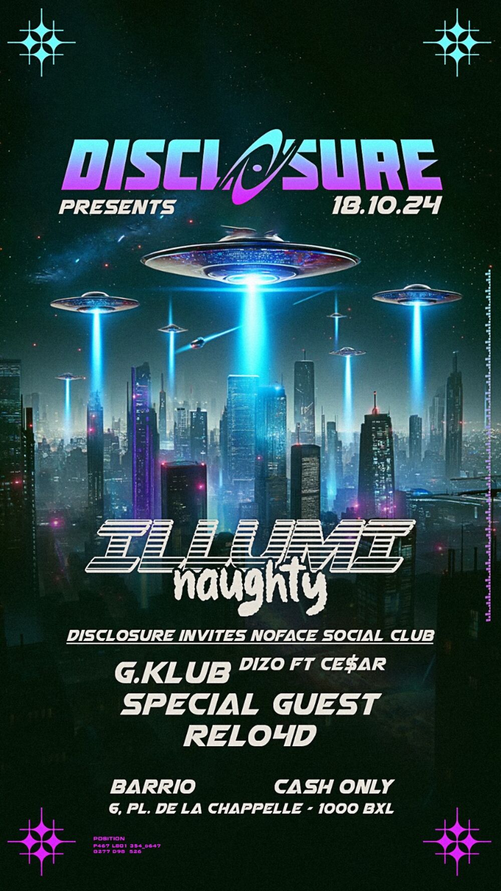 Illumi'Naughty x G.KLUB x Noface Social club